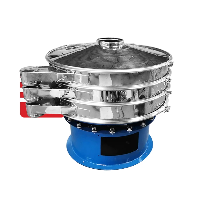 Fbd Plastic Powder Pellets Vibro Sieve Shaker Sifter Pigment Cassava Flour Powder Coating Circle Vibrating Sieving Machine