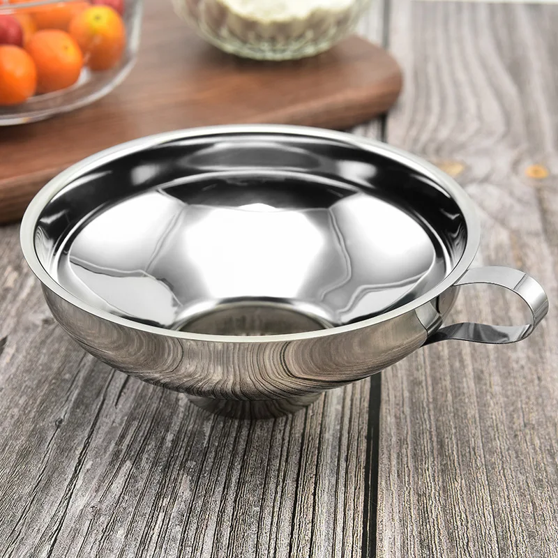 Wholesale Canning Funnel for Kitchen Mason Jars Wide Mouth Funnels for Filling Bottle Stainless Steel Food Funnel