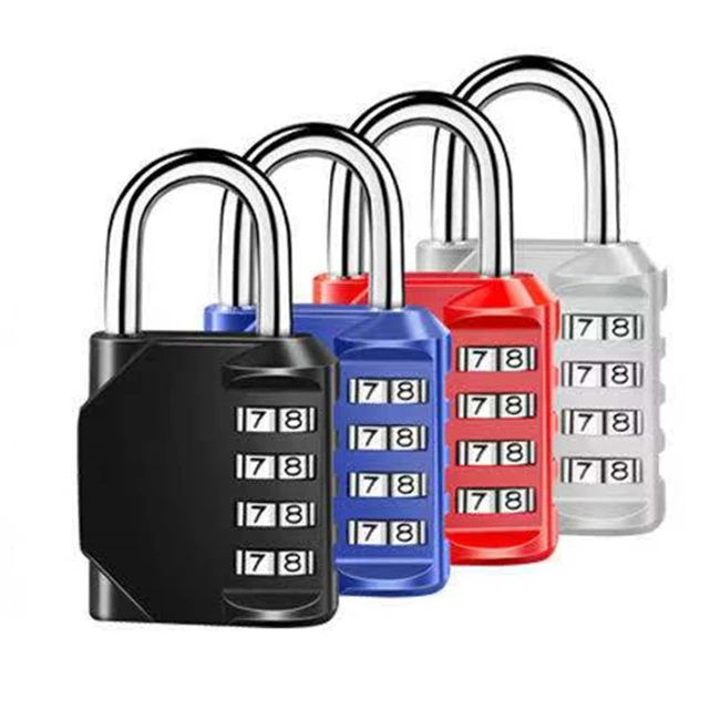 Anti-theft anti-cutting combination padlock 25mm luggage lock safety 3 digital code lock