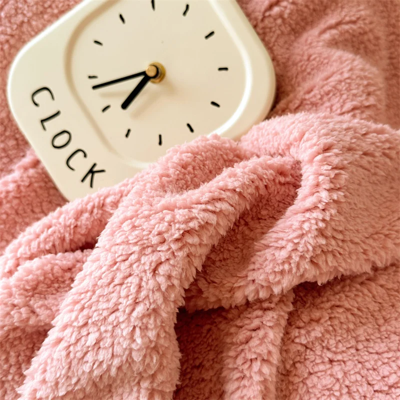 Factory 2024  Class A  Fleece Bedroom Thickened Warm Bedding set Bed sheet cover 4 pieces set