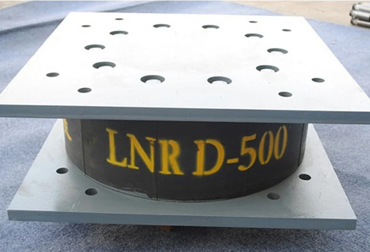 Seismic isolation of lead rubber bearing