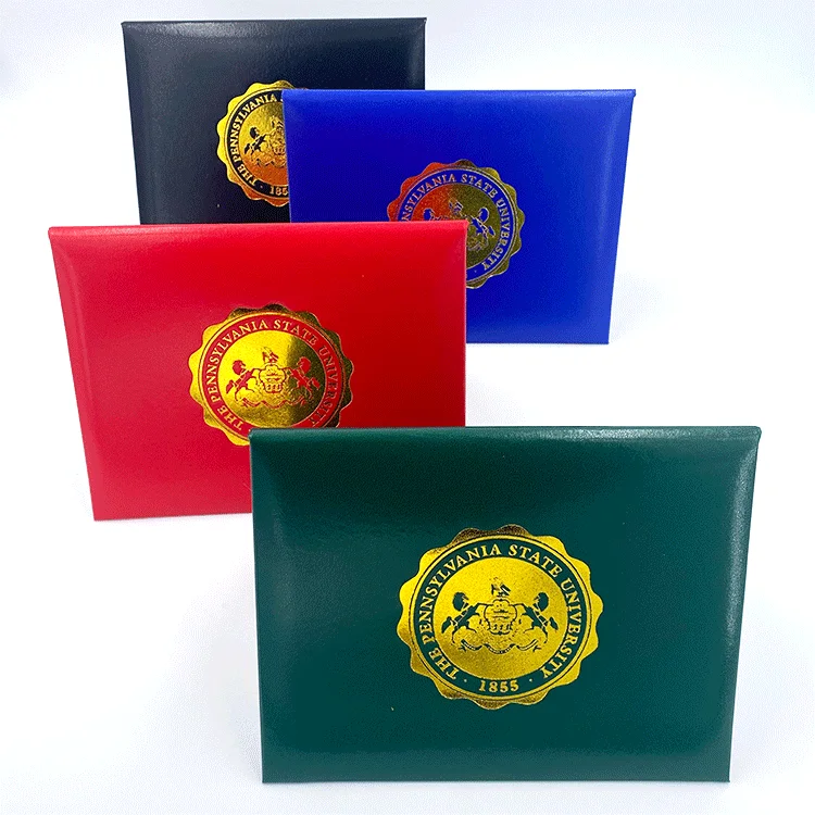 Custom Padded Graduate Diploma Cover Graduation Certificate Folder Holder Award Cover