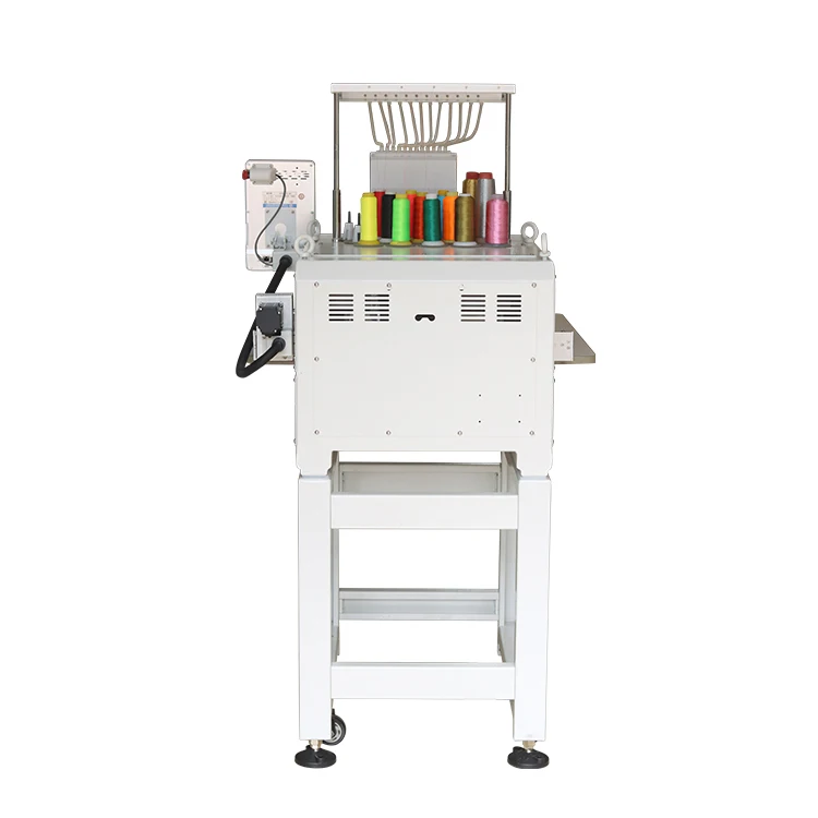 Factory low moq 15 pin home single head computer for sale singlehead embroidery machine