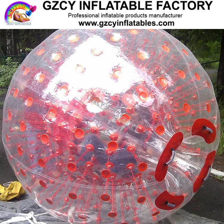 Factory Price PVC Human Soccer Ball Inflatable Body Bumper Ball for Outdoor Sport