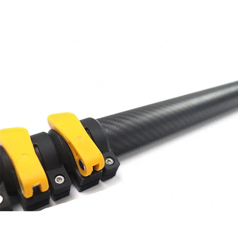 9m 10.5m 13.7m  15.5m carbon fiber  telescopic cleaning pole/tube/rod