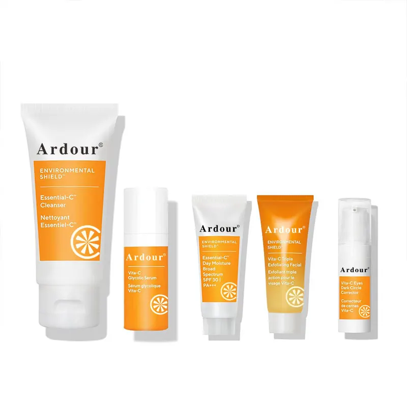 OEM Value - Essential-C Cleanser Vita-C Glycolic Serum sunscreen brightening whitening  skin travel skin care set