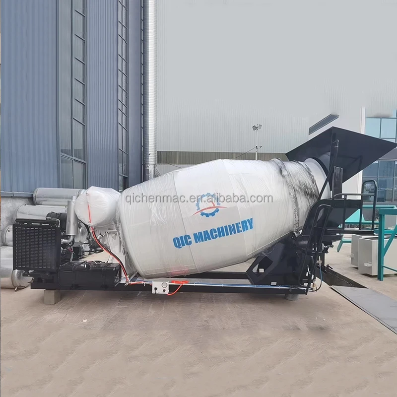 Hot Sale of Customizable 5 Cubic Meters Cement Mixer Drum Equipped Water tank for Sale