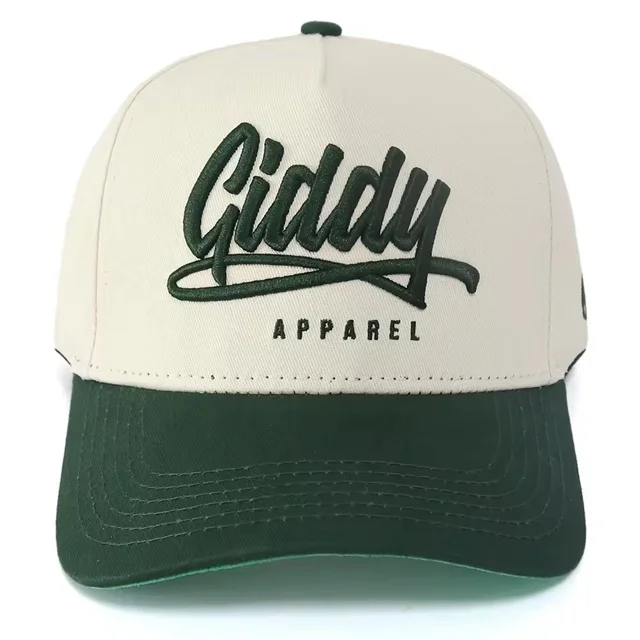 100% Cotton Blank Baseball Cap 3d Embroidery Colorlock Custom Snapback Cap Outdoor Sport Golf Hats Unisex