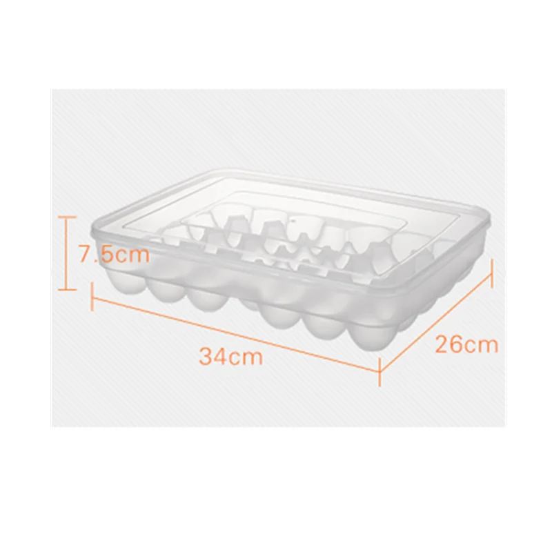 2024 Wholesale New Design egg organizer storage kitchen storage container egg storage box refrigerator