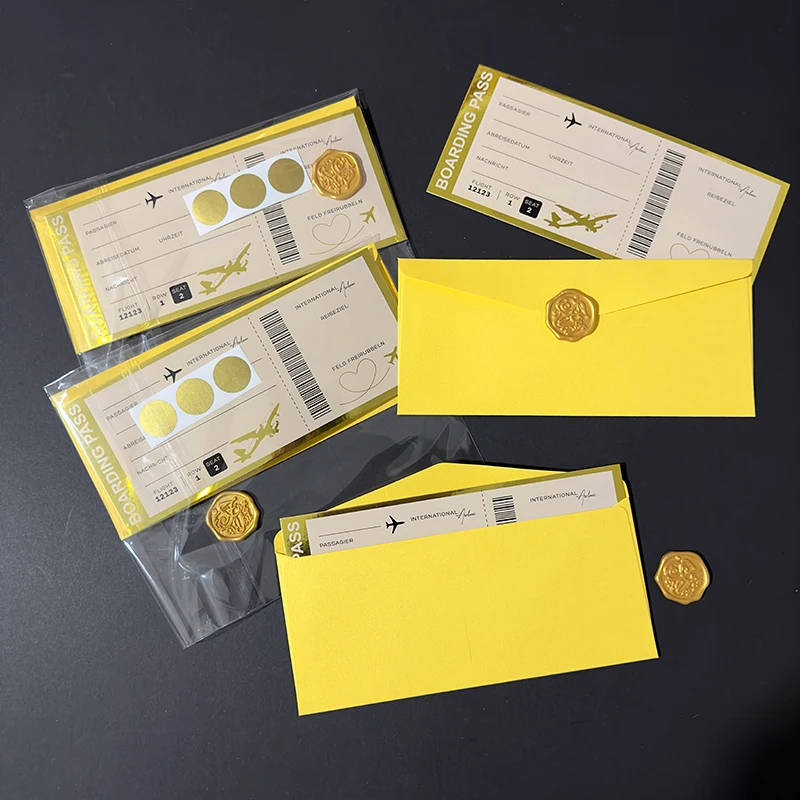 Custom Logo Printing premium card box black envelopes gift box for gift card packaging Box envelopes
