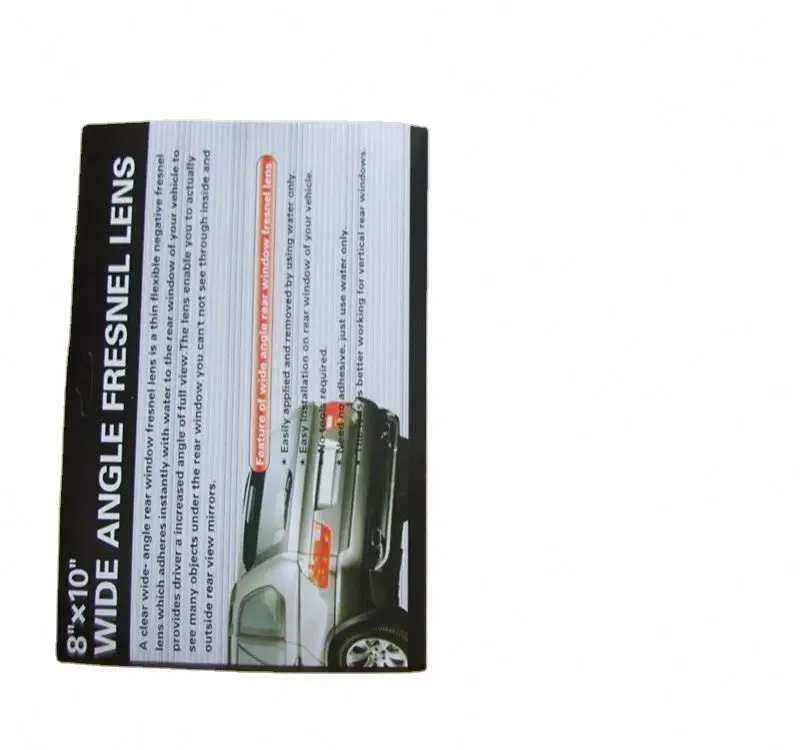 Factory Direct Sales Car rear lens and pvc soft Fresnel lens