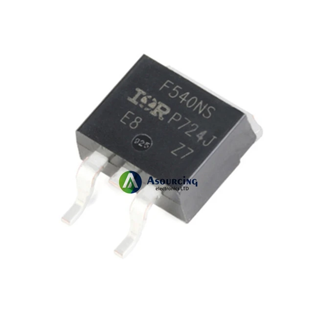 Asourcing electronic component original MOSFET MOSFT 100V 33A 44mOhm 47.3nC IRF540NSTRLPBF