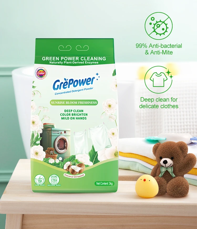 Liby Grepower bulk detergent powder detergente en polvo powder cheap laundry soap washing powder 20kg wholesale price oem