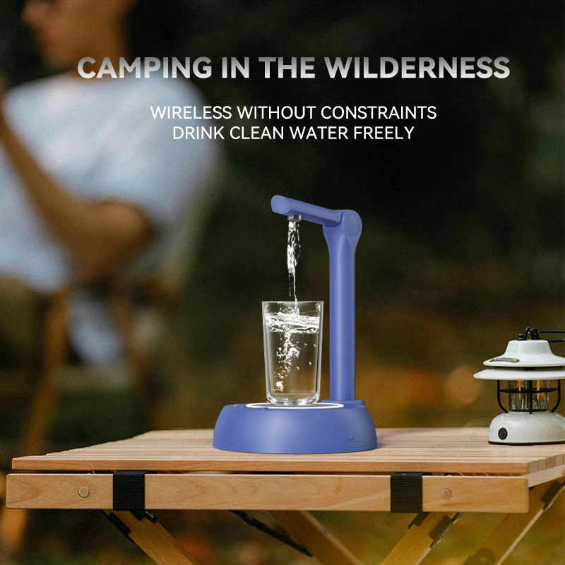 USA localstock Wireless Desktop Mini Rechargeable Electric Drinking Water Pump Water Dispenser For household Outdoor office