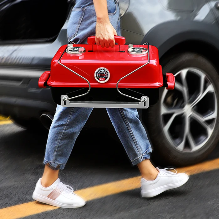 Mini Portable Foldable Camping BBQ Grills Outdoor Indoor Tabletop Smokeless Multi-function BBQ Smoker Charcoal Barbecue Grill