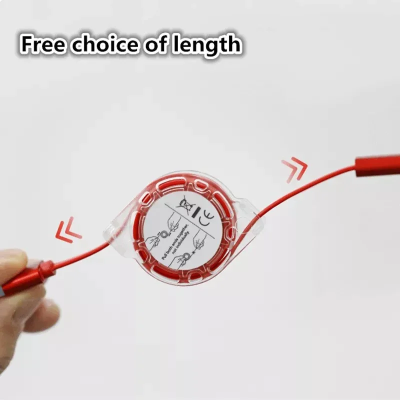 3 in 1 Retractable Data Cable Fast Charging Multi-Head Mobile Phone Charging Cable for USB Devices Manufacturer Wholesale