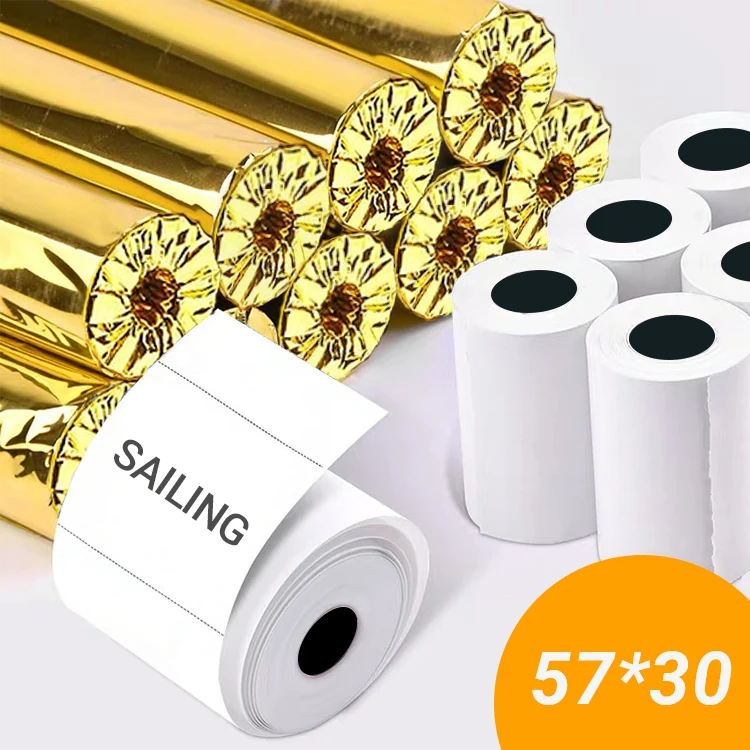 
80x80mm credit card receipt paper thermal paper rolls 