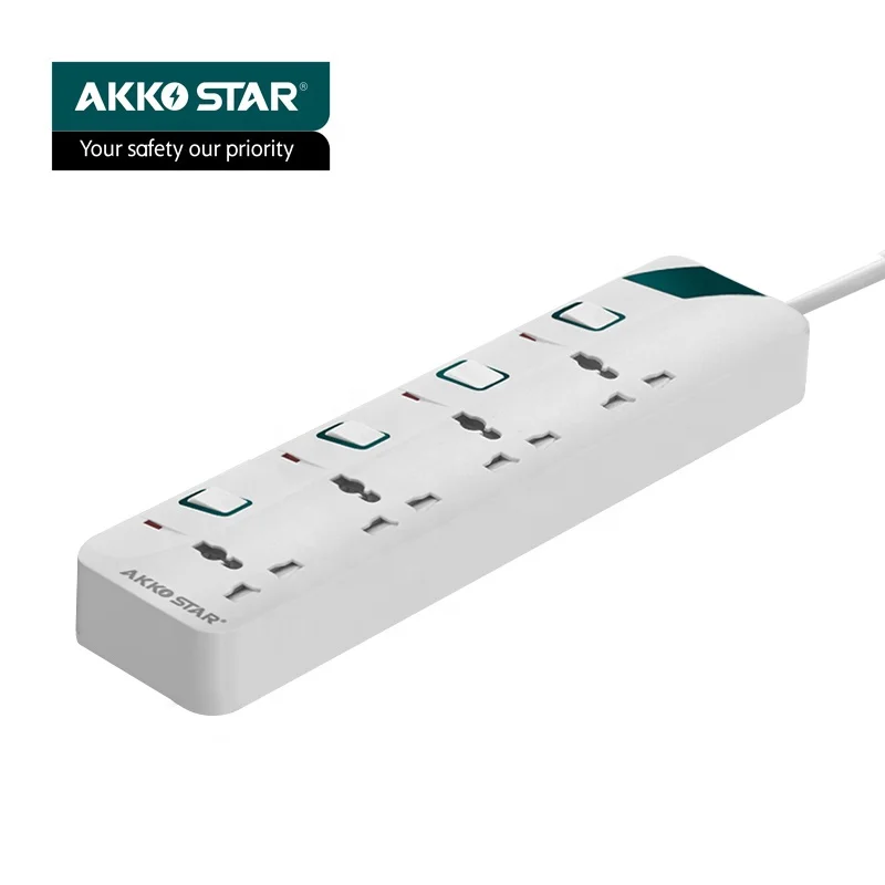 Akkostar мощность розеток с коробкой многопозиционного переключателя питания гнездо