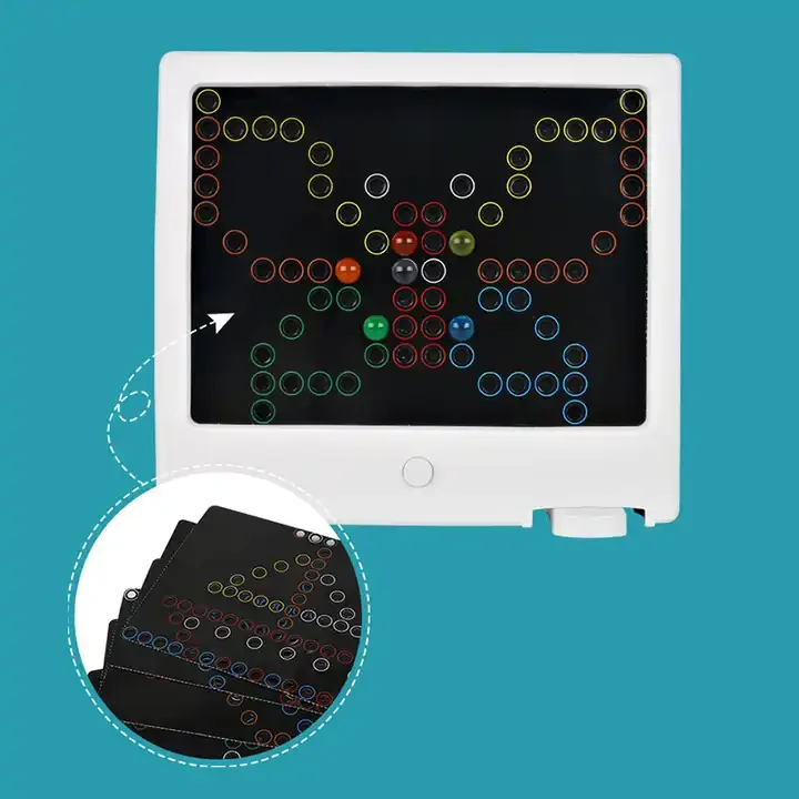 Glow In The Dark Lite Brite Led Luminous Toys Kids Puzzle button art Mosaic Nail Board Toys