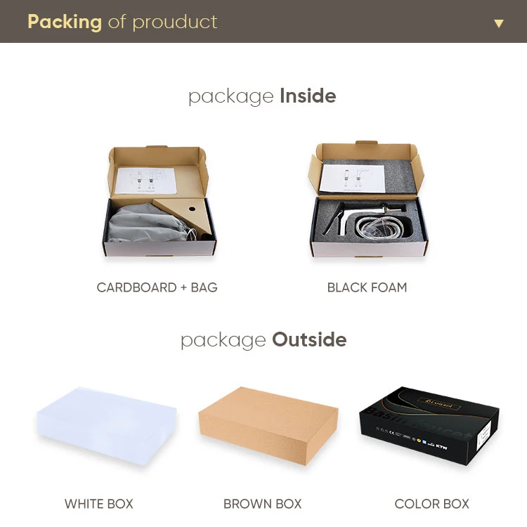 Gold 2 Handle Wall Mount Water Wash Basin Bathroom Faucets Taps