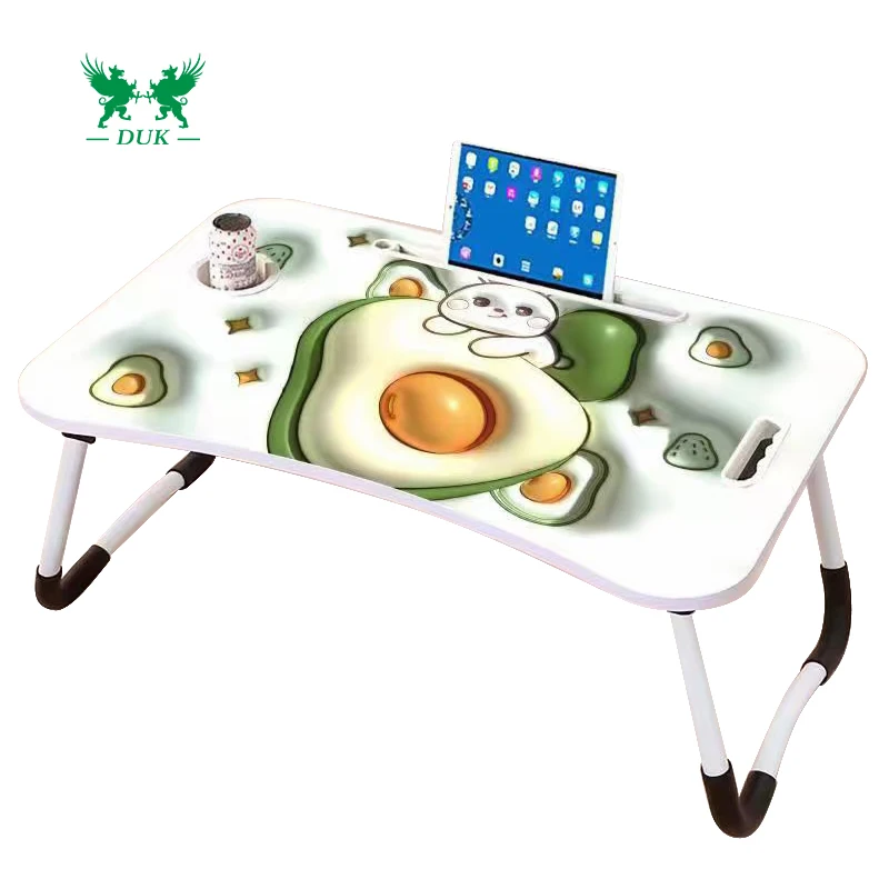 Desk Top Folding Computer Breakfast Foldable Custom Table for Notebook