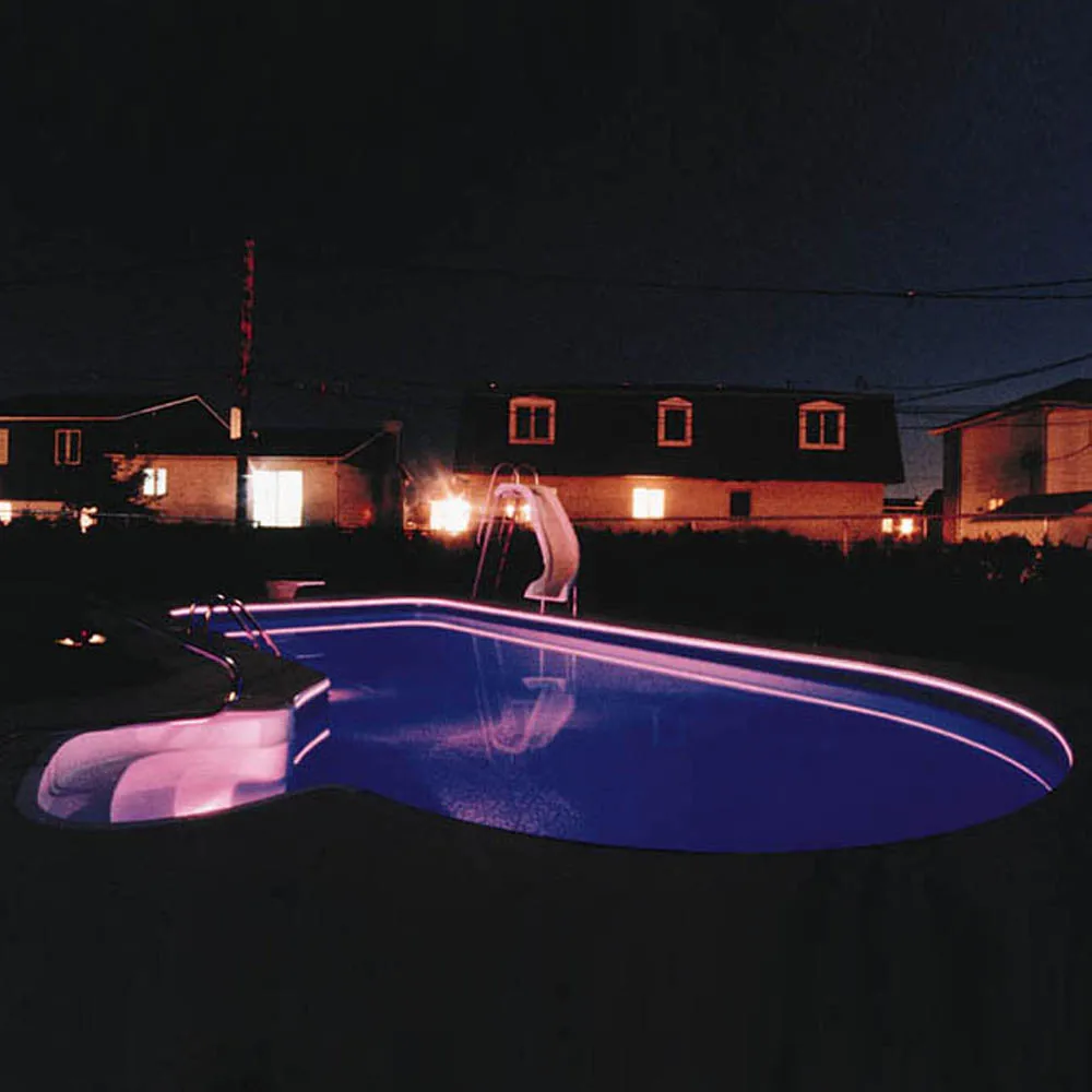 10mm13mm RGB led side glow optical fiber light for underwater swimming pool lights decoration