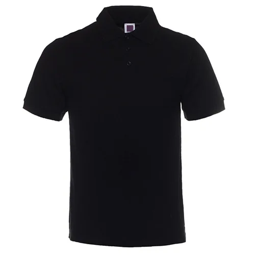 
new black T-shirt turndown neck short sleeve work clothes advertising Polo Shirt Custom Logo 