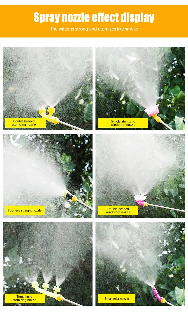 New 16L Shoulder Agricaltrual Knapsack Electric Battery And Manual Hand 2-in-1 Electric Sprayer