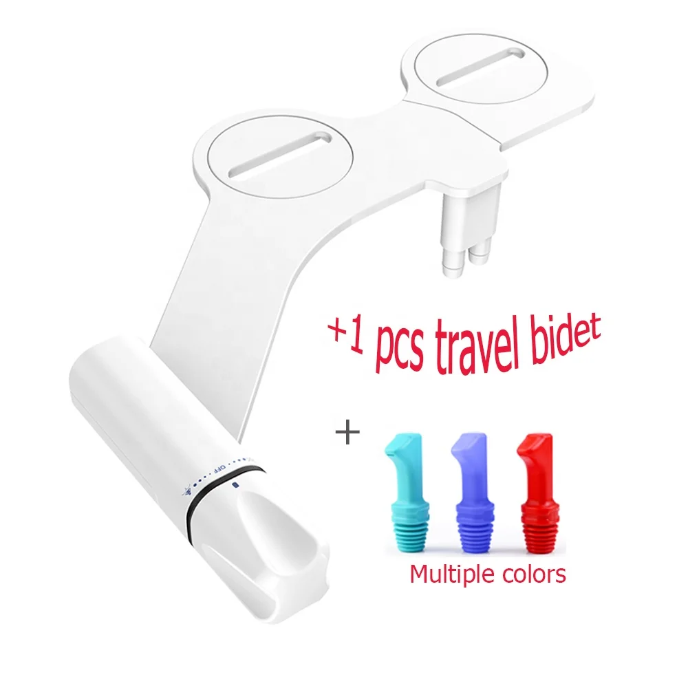 OEM/ODM wholesale phito pt002 bidet Dual Wash Nozzles Detachable Bidet Attachment bathroom Non Electric Manual WC toilet bidet