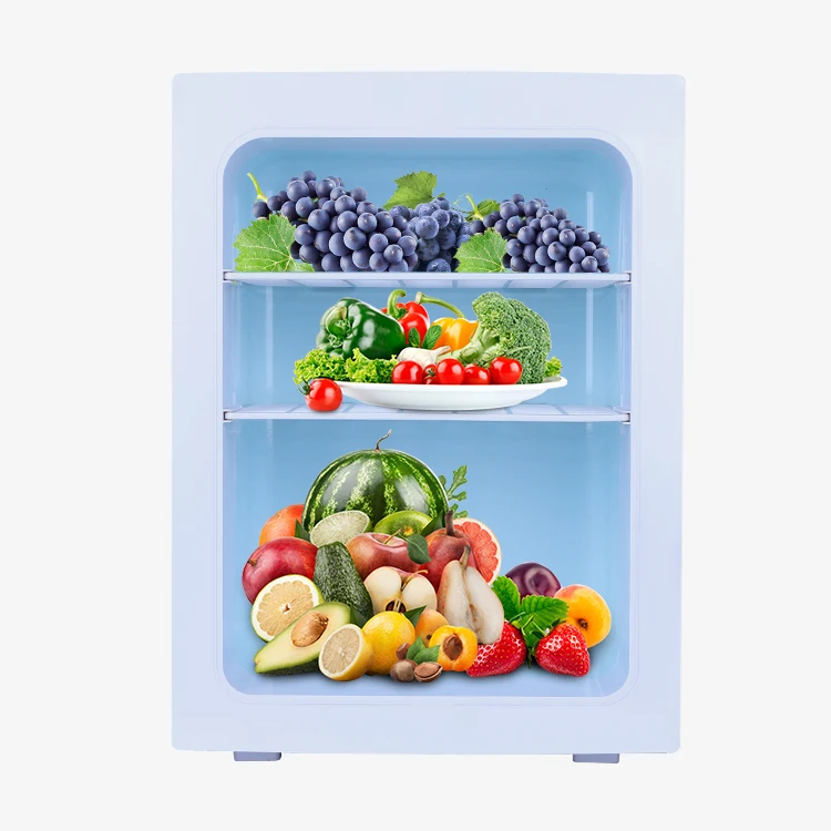  Double Doors Portable 12 Volt Refrigerator Car Electric Cooler for Camping