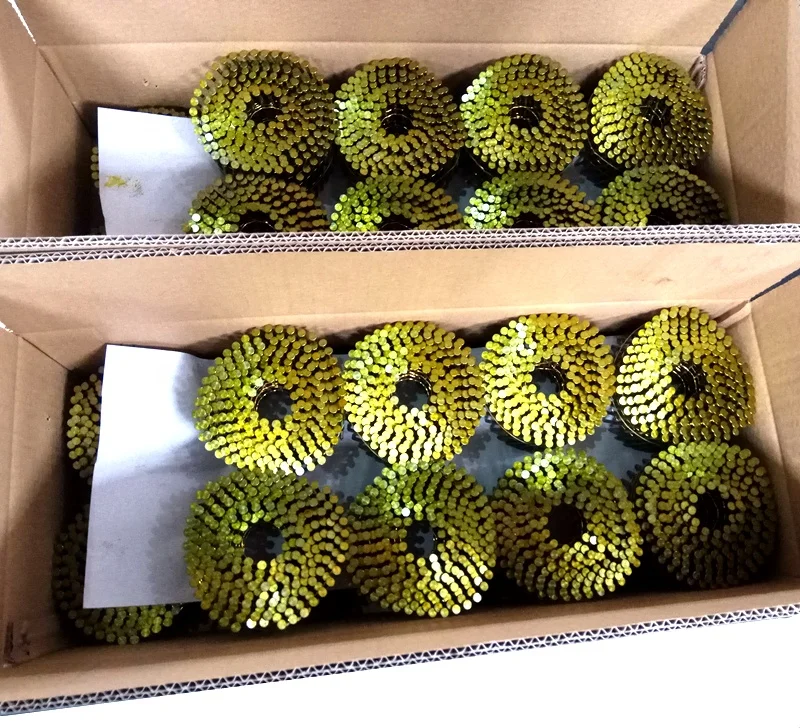 Chinese Manufacturer Mechanical Grade 2.3x50mm Screw Shank Pallet Coil Nails