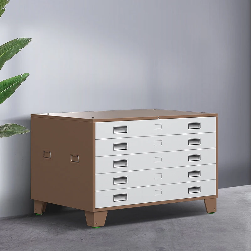 A1 art paper storage cabinet schrank metallic Large vertical plan map drawer flat file cabinet