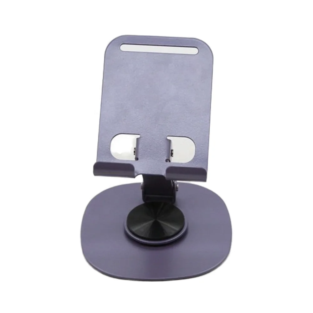 All Metal Folding Mobile Phone Desktop Bracket Universal Flat Flat Live TV Show Lazy Lifting Bracket Sports Entertainment