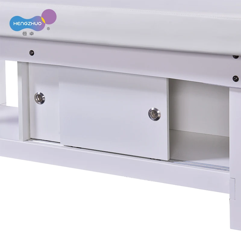 Luxury Design Wooden Massage Table with iPad Rack for Beauty Salon Thai Spa Bed Commercial Furniture Professional Manufacturer