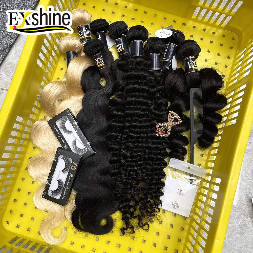 
Wholesale Double Drawn Unprocessed Raw Virgin Cuticle Aligned Hair Vendors,Top Grade Remy Indian Hair 100% Human Hair In Bulk 