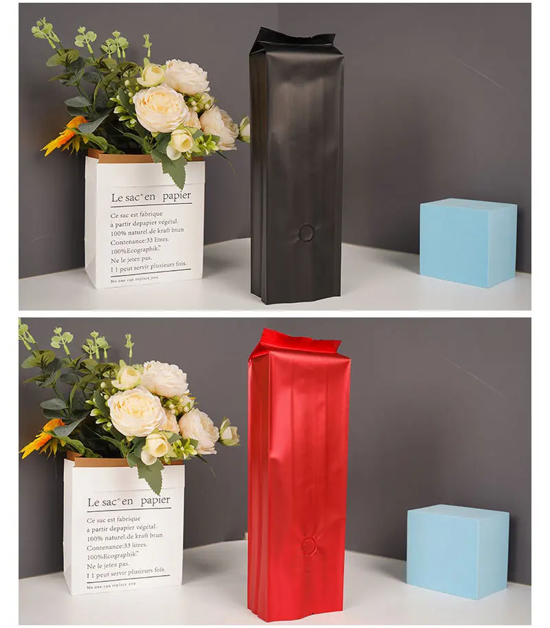 Wholesale Custom Print 125G Stand Up Side Gusset Plastic Aluminum Foil Coffee Beans Packaging Bag Food Pacake Small Coffee Bags