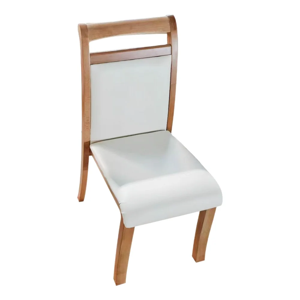 China manufacturer custom Nordic modern style white living room wooden sofa furniture high rebound foam filled solid wood chair