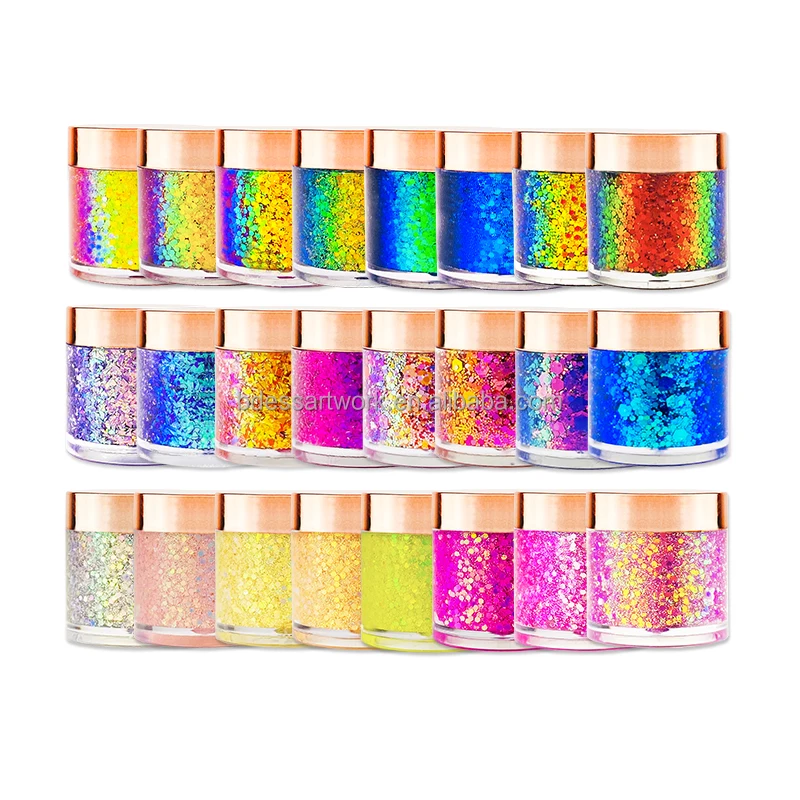Small order eye Chrome glitter eyeshadow smooth multichrome chameleon cosmetics cream make-up eyeshadow