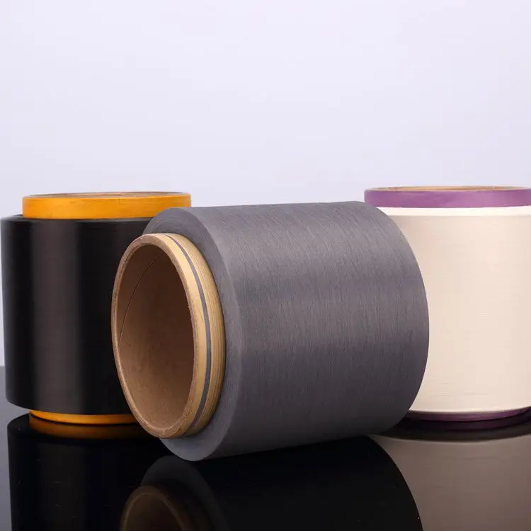 22D metallic oxide medium nylon filament conductive fiber for anti-static fabric making