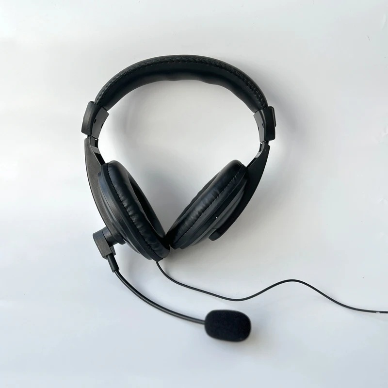 Head-mounted noise-canceling walkie-talkie headset two way radio talkie Walkie PTT Trilateral Tactics Headset For Walkie-talkie