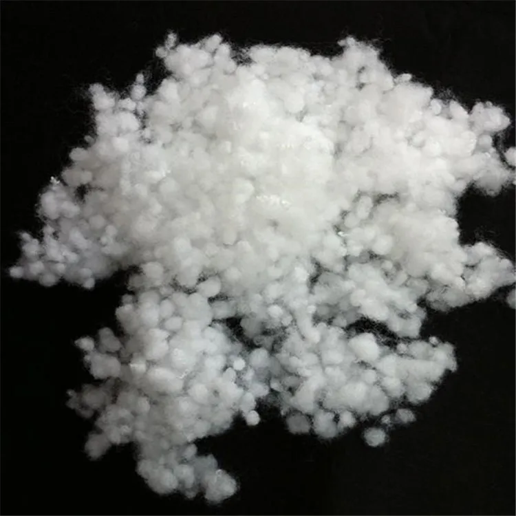 100% Polyester Polyfill Conjugated Siliconized Polyester Staple Fibre Doll Filling Material