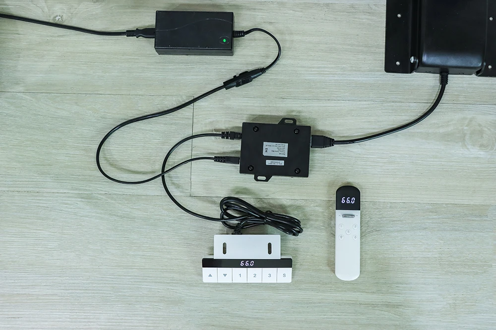 Modern TV Lift Mechanism Motorized Metal Height Adjustable Remote Control TV Stands For Meeting Room