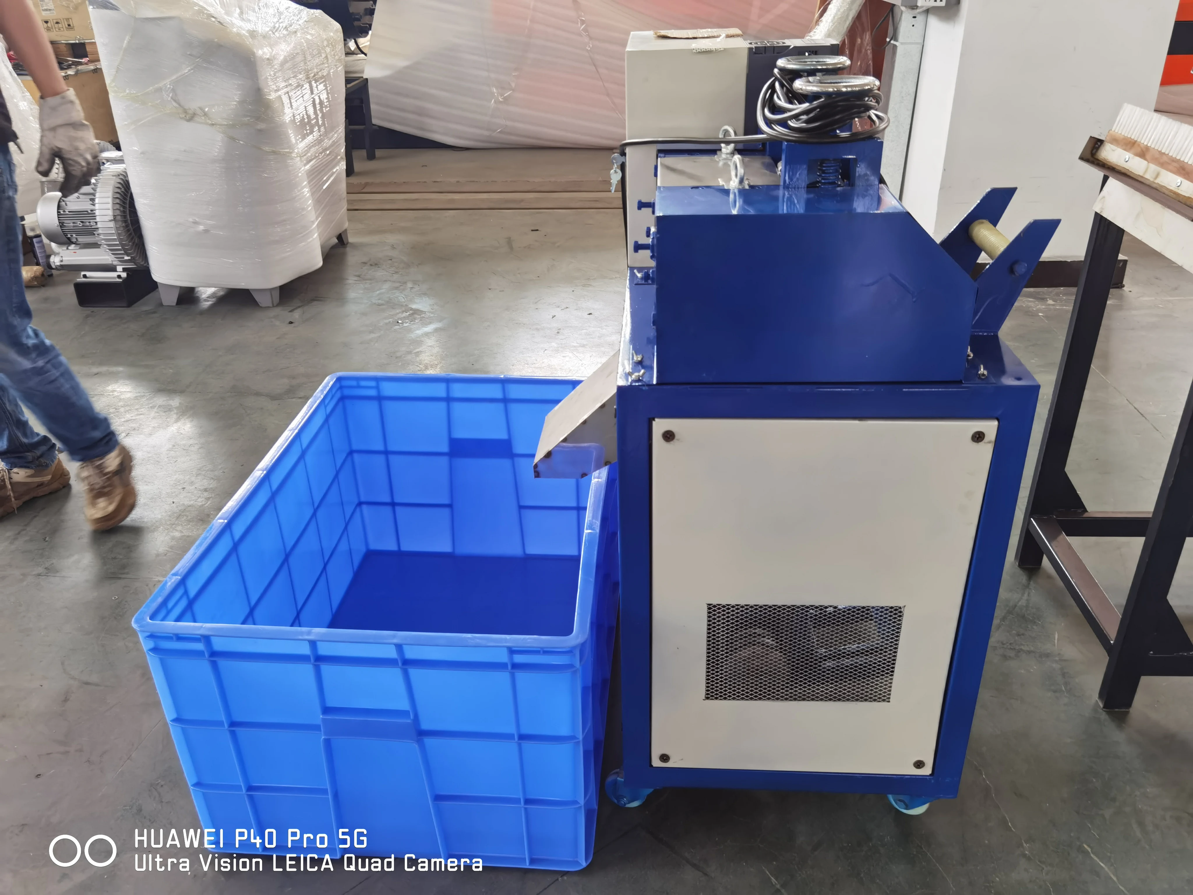 epe waste plastic foam hot melt granulator PE recycling machine