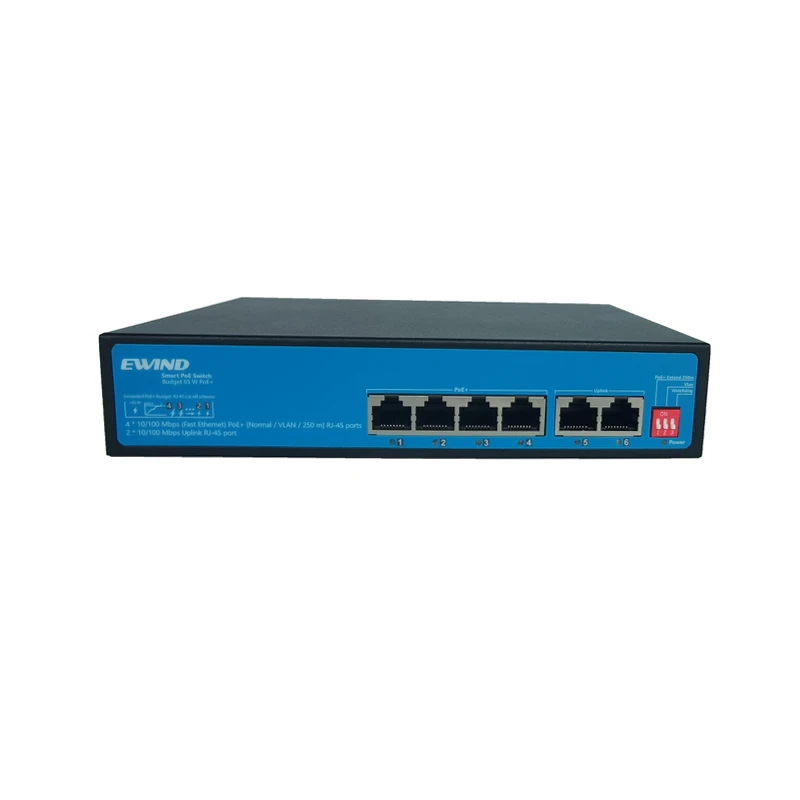 4port power over Ethernet Switch network Switch with poe af standard for ip camera