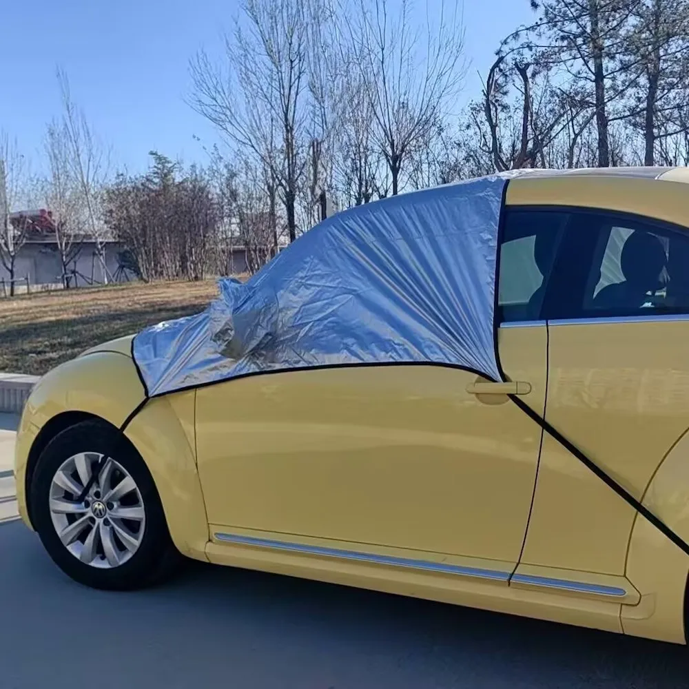 Premium Windshield Snow Cover Weatherproof Front Window Car Sunshade