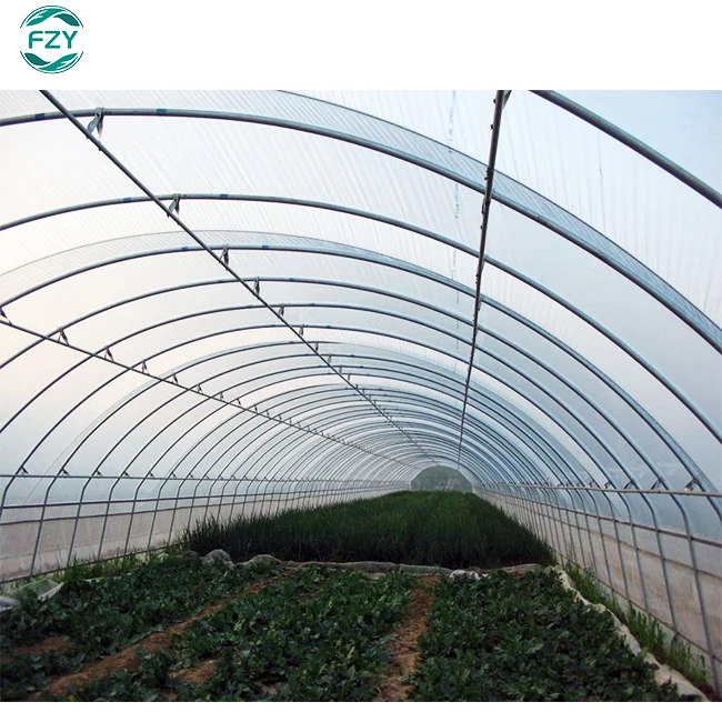 Manufacturer of low-cost flower planting tunnel greenhouse kits film single span greenhouse frame structure