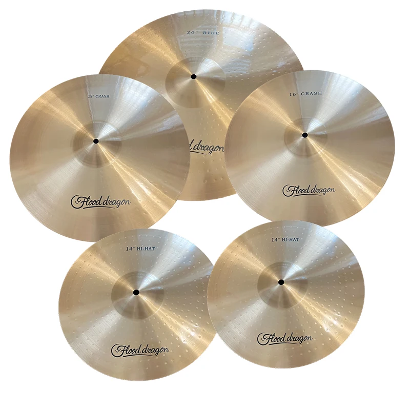 B8 high quality cymbal series kit brass multi size drum set jazz cymbals