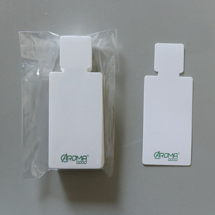 Custom design perfume tester paper strips paper perfume tester smelling strips perfume testing strip