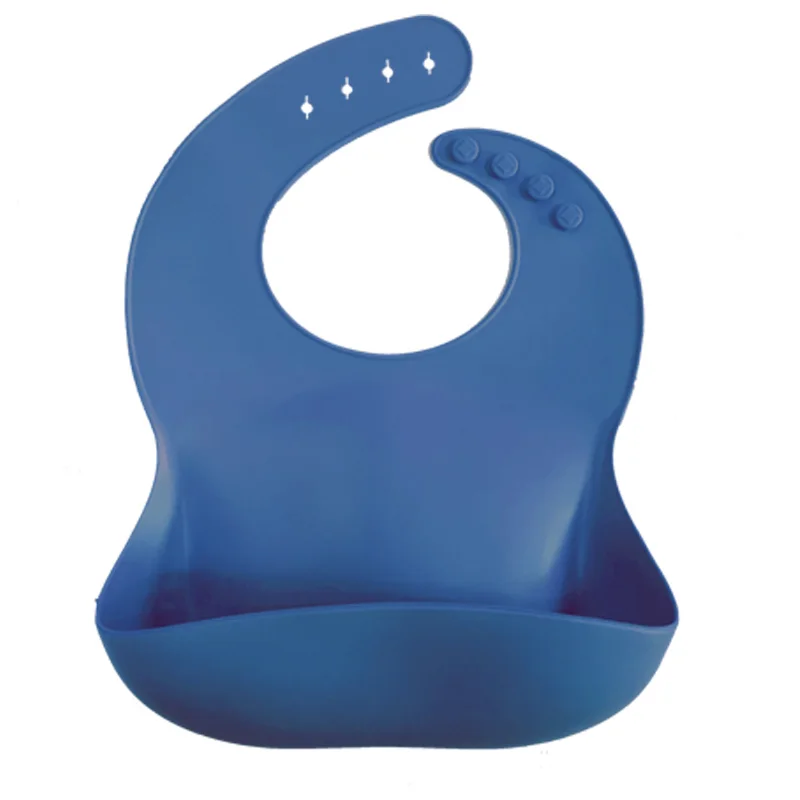 wholesale bpa free waterproof easily to clean silicone baby bib