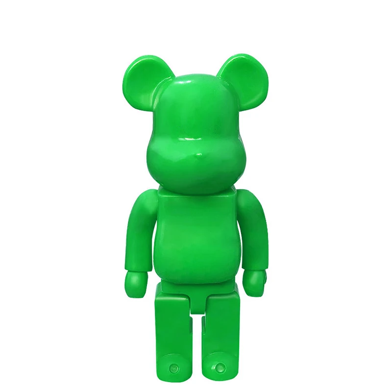 Custom polyresin brick bear figure art statue resin home decor figurine bearbrick sculpture